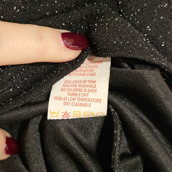 Black Sparkle Dress - Picture 6 of 7